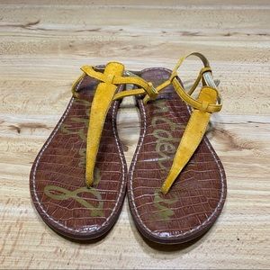 Yellow Sam Edelman Gigi Thong Flat Sandals